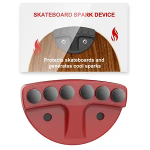 Skateboard Spark Plate,Spark Plate Foot Pressure Slider-Skateboard Friction Spark Tool