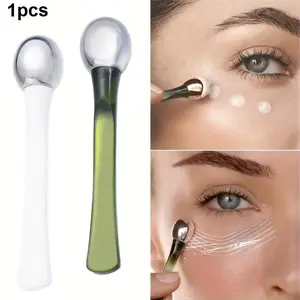 1pc Eye Massage Roller Stick - Unscented, Gentle Facial & Eye Massage Tool for Forehead, Neck, and Lips, No Battery Needed, Ideal for Eye Cream Application, Beauty Tool|Ergonomic Design|Smooth Texture