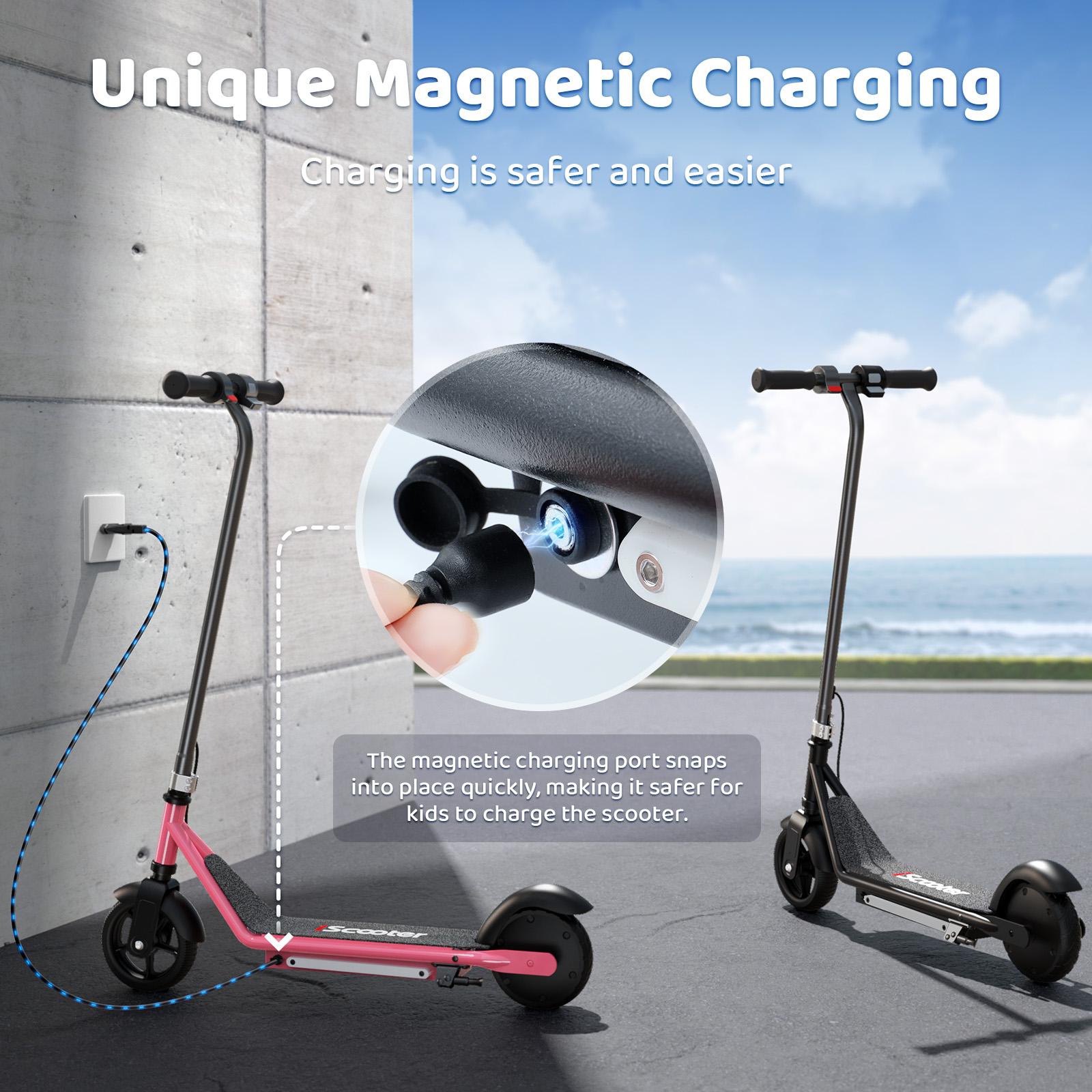 【Kids Love It!】Kids Electric Scooter with LED Display, 6" Solid Tires, 10MPH Top Speed, 150W Quiet Motor, 154lbs Max Load, Lightweight Electric Scooter for Kids Ages 6-14 Boys Girls 【Kids Love It!】Kids Electric Scooter with LED Display, 6" Solid Tires, 10MPH Top Speed, 150W Quiet Motor, 154lbs Max Load, Lightweight Electric Scooter for Kids Ages 6-14 Boys Girls