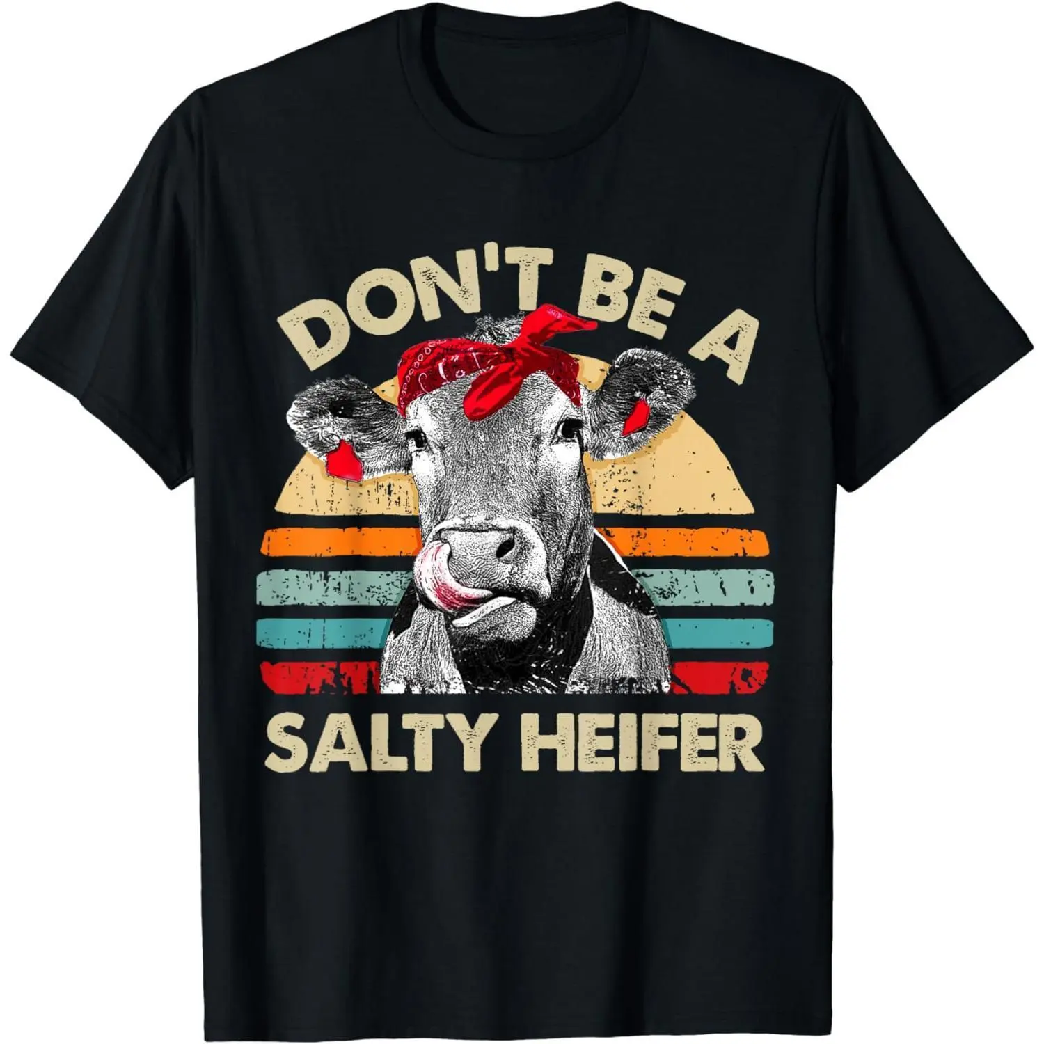 Summer t Shirts Don't Be A Salty Heifer t shirt cows lover gift vintage farm T-Shirt