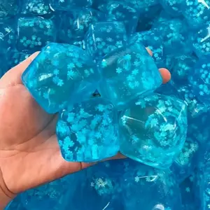 3/5 PCS Snowflake Cube Shape Maltose Fidget Toy - Sensory Stress Relief Toy for Adults & Kids, Party Favor Prank Squeeze Toy, Anti-Anxiety Hand Pressure Reliever