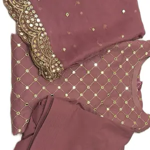 Farshi Shalwar Kameez Duppata Suit with Sequins Work Women's Top and Pants Set for Comfort - Womenswear, Clothes