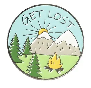 Get Lost Enamel Pin