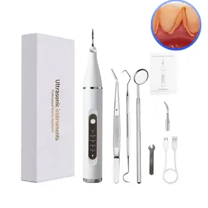 Oral Plaque and Tartar Remover – Specifically designed to remove tartar Rechargeable dental care kit includes dental tools and replaceable heads Suitable for adults and pets Detachable and adjustable