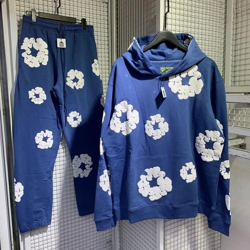 Luxury New Trendy Hot-selling Cotton Hoodie, Fashionable Sportswear Set with European and American Hip Hop Prints for Women, Viral Fashion, Stylish, New In, Statement, Hot Trend, Party Season, Everyday Chic, Soft Touch