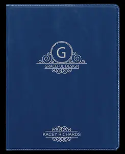 Custom Engraved Leather Portfolio