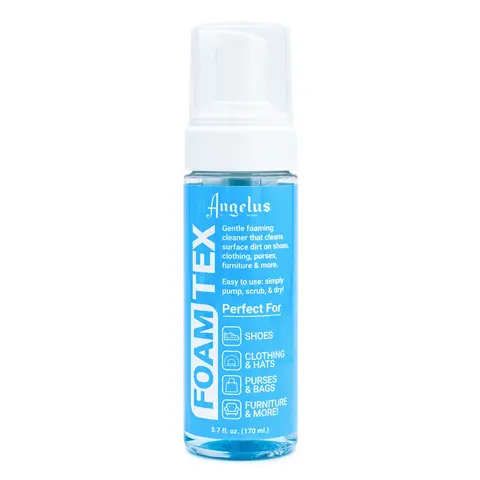 Angelus Foam-Tex Gentle Foaming Cleaner - Easy-to-Use Sneaker Care Solution for Sneaker Collectors, Suede Shoe Cleaner Kit, Safe for Nubuck, Leather, Canvas & More