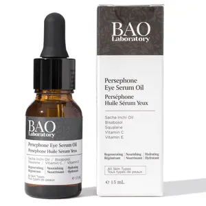 BAO Laboratory Persephone Eye Serum Oil (15 ML) | Sacha Inchi Oil, Bisabolol and Vitamin C & E | Eye Serum for Wrinkles, Finelines and Dark Circle… Organic Synthetic Comfort Skin Care