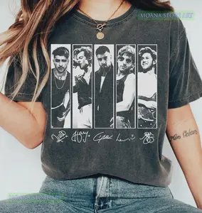 Vintage One Direction Pop Music Comfort Colors Shirt, One Direction Graphic Tee, Retro Music Album Shirt