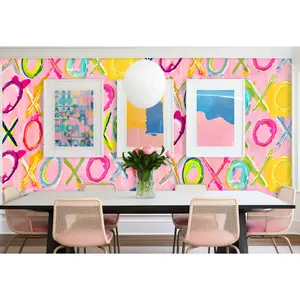"XOXO" Wallpaper | Oversized Wall Mural Design By Vivian Ferne