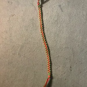 Paracord Bookmarks - Simple Design with Red and Green Strands as Shown