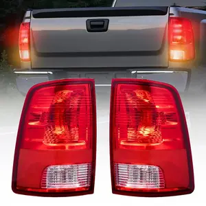 VEVOR Tail Light Assembly Compatible with 2009-2018 Dodge Ram 1500 2500 3500, 2019-2020 Dodge Ram 1500 Classic, Halogen Version Left Right Side Taillight Rear Brake Lamps with Halogen Bulbs, 2PCS