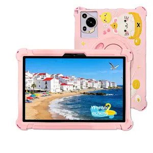 10.1 Inch Smart Kids Android Tablet, Cute Animal Design, Supports Call + WiFi, HD Dual Camera, Parental Control, Shockproof Case, Ideal Gift