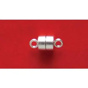 4FI147-SS: Magnetic Clasp Sterling Silver 4.5mm 1 Set