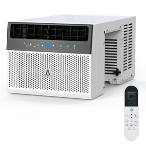 8000 BTU U-Shaped Window Air Conditioner - Ultra Quiet & Energy Efficient, Open Window Design, WiFi & Smart App Control, 115V AC Unit for Rooms up to 350 Sq.Ft, 3-in-1 Cooling with Sleep Mode