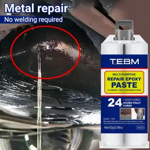 Versatile Epoxy Resin Repair Glue, Metal Replacement Welding Epoxy Glue, Fast Curing High Strength Anti-Peeling, Ceramic Glass Metal Adhesive