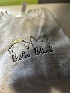 Custom Embroidered Dog Ear Sweatshirts
