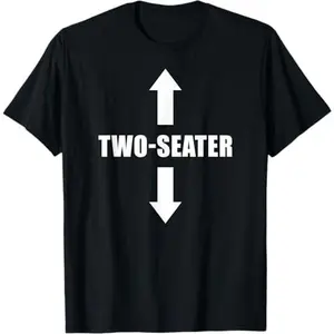 Vintage Two Seater Arrows Funny College Humor Shirt, Funny Mens T-Shirt, Sarcastic Shirt For Men, Funny Saying Shirts, Cool Gift for Him Graphic tees Sleeve Top