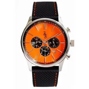 Orange and Black Chronograph