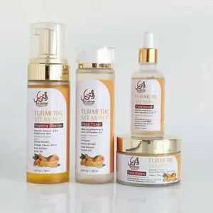 Turmeric & Vitamin C Skin Care Set Facial Toner Moisture