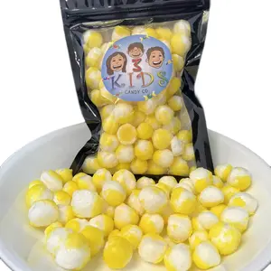3 kids candy Freeze Dried Lemon Puffs Candy Snack 3 kids candy Freeze Dried Lemon Puffs Candy Snack