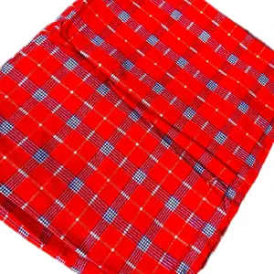 Maasai Shuka Throw Blanket Wrap - Vibrant Design for Cozy Comfort