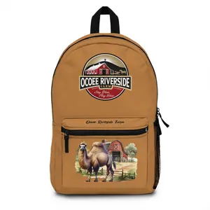 Ocoee Riverside Farm Camel Print Backpack - Perfect for Animal Lovers