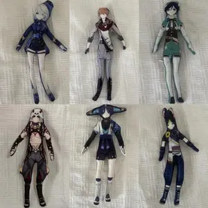 Genshin Impact Plush Toy Genshin Impact Doll Furina Lyney Zhong Li Xiao Hu Tao Klee Soft Toy Stuffed Animal Christmas Plushies