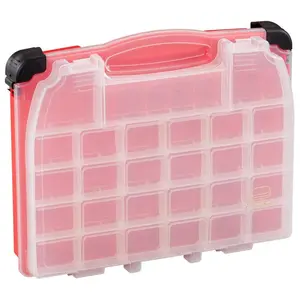 54-Compartments Double Cover Lockjaw Small Parts Organizer