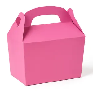 Bright Pink Gable Box for Candy Buffet