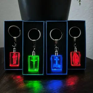 Carved religious Keychain