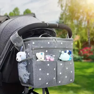 1 Piece Fashion Women's Diaper Bag: Large Capacity Backpack, Used for Organizing Mom's Care Stroller Bag, Stroller Miscellaneous Bag, Storage Hanging Bag, Multifunctional Large Capacity Backpack, Travel Essential