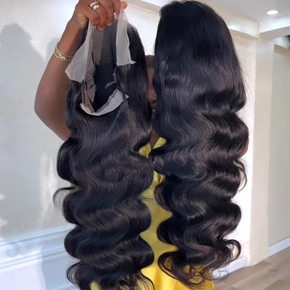 Bling Hair Body Wave 13x4 Lace Front Wig Human Hair Wigs Brazilian Hair Pre Plucked 180 Density 13x6 Lace Frontal Wig For Black Women