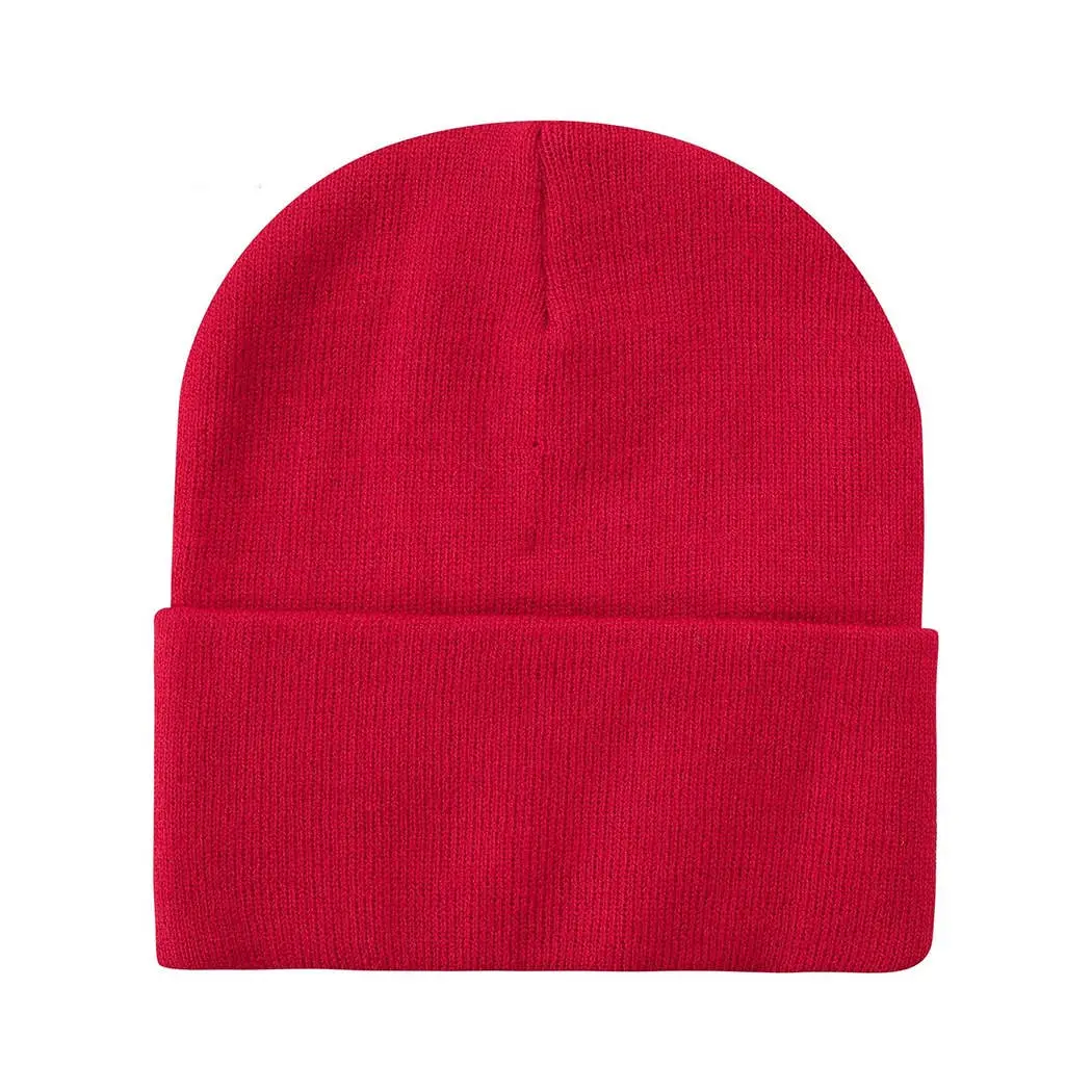 Solid Color Long Beanie