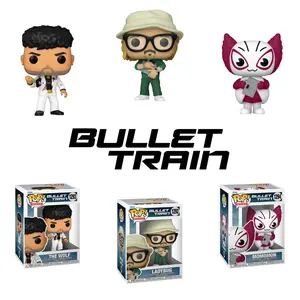 Bullet Train Complete Wave Set of 3 Funko Pop! Vinyl Figures – Ladybug #1292, The Wolf #1293 & Momomon #1294