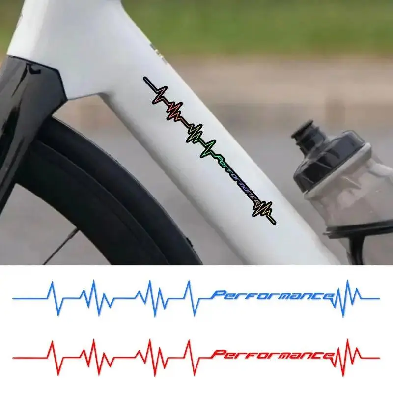 Pack of 1, Waterproof ECG Stickers for Motorcycles, Mountain Bike Helmets and Fuel Tanks - Vinyl Decals
