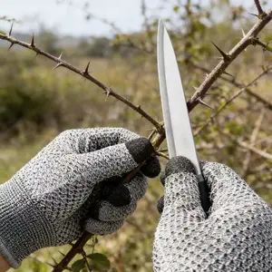 Cut-Resistant Gloves -- Food-Grade Level 5 Cut-Resistant Touchscreen Gloves Outdoor Fishing, Kitchen, Gardening, Woodworking Safety Gloves