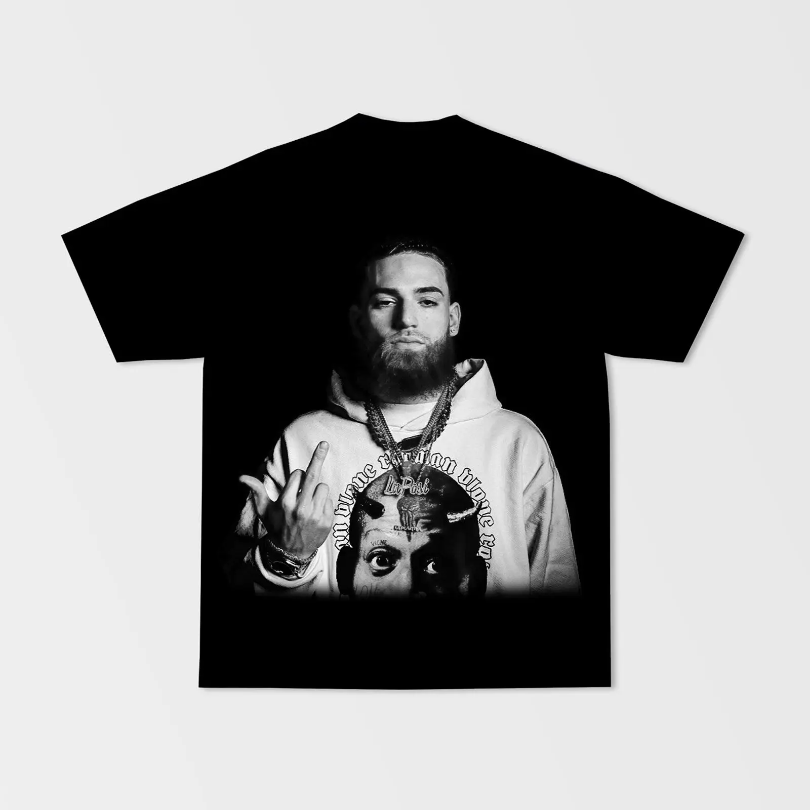 Hades66 Retro Latin Hip Hop Graphic T-Shirt PY100306