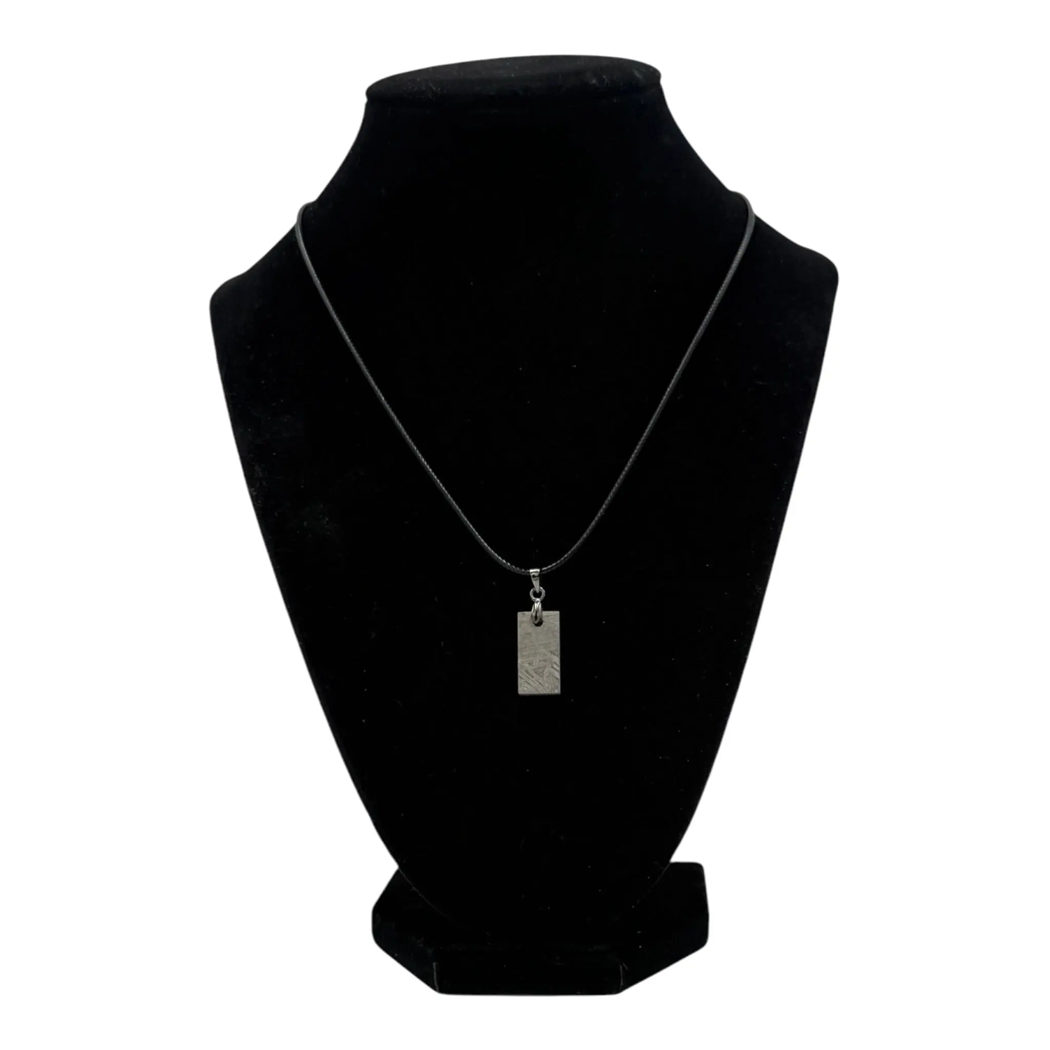Polished Meteorite Necklace – Muonionalusta Meteorite Pendant