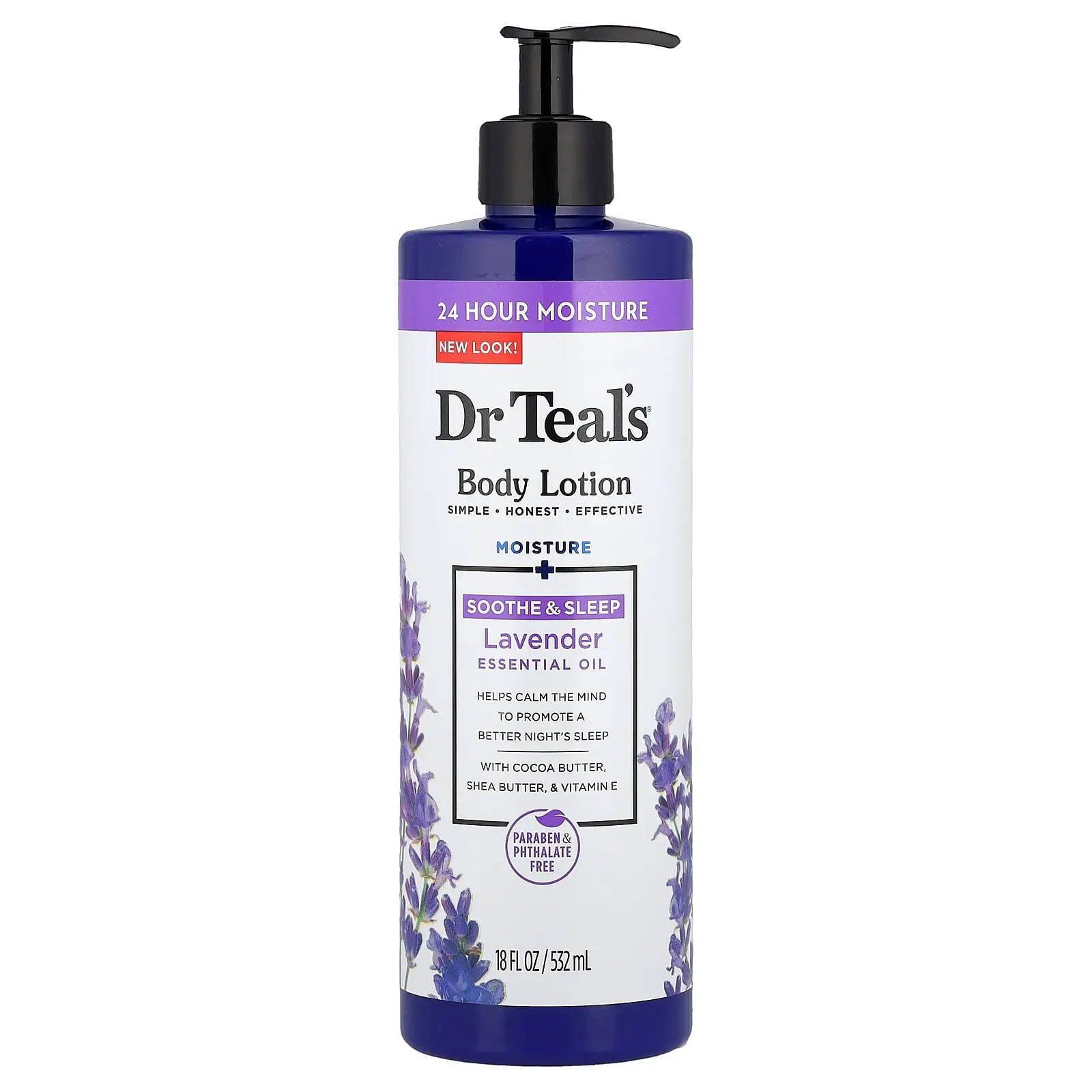 Dr. Teal's Body Lotion, Soothe & Sleep, Lavender, 18 fl oz (532 ml) Dr. Teal's Body Lotion, Soothe & Sleep, Lavender, 18 fl oz (532 ml)