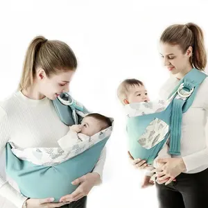 Baby Wrap Newborn Sling Dual Use Infant Nursing Cover Carrier Mesh Fabric Breastfeeding Carriers