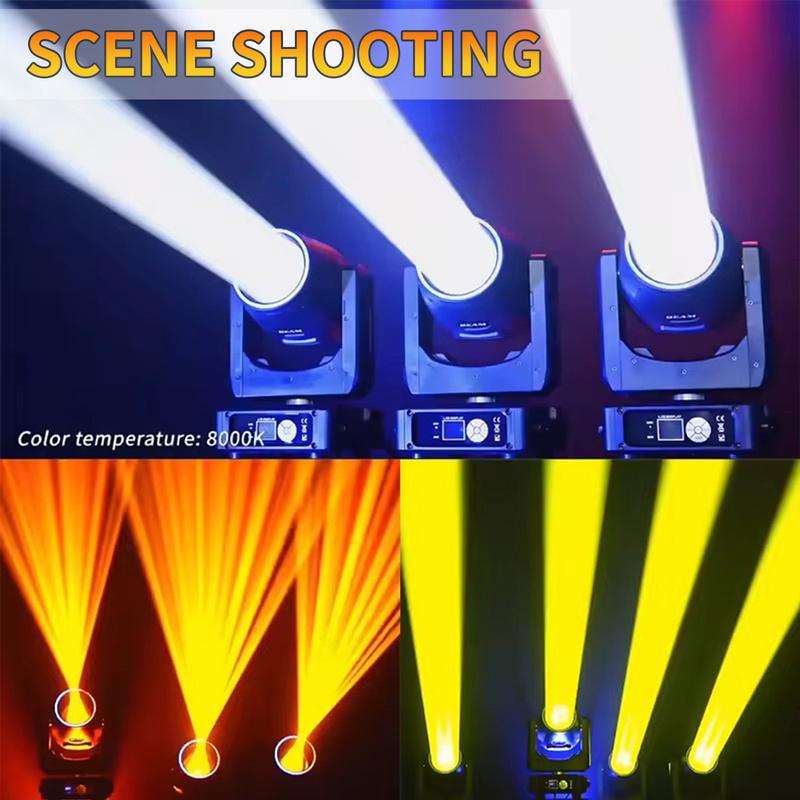 PAIDUN 230W 7R Beam Moving Head Stage Light DMX512 Gobo Rainbow Effect DJ Disco Bar Club Party Wedding