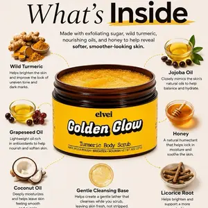 Elvei Golden Glow Exfoliating Turmeric Scrub