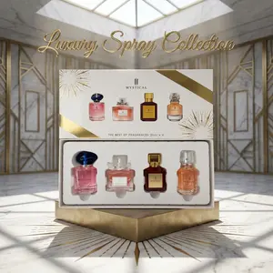 MYSTICAL Luxury Spray Collection - 4pc Fragrance Gift Set for Women | Long-Lasting Fine Mist Perfume (30ml x 4) | Premium Scent Wardrobe - Floral, Woody & Fruity Notes