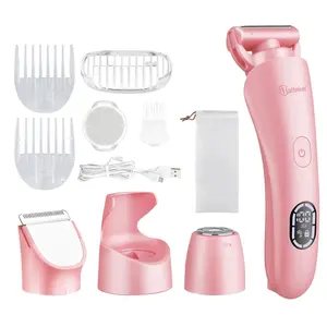 3 in 1 Electric Hair Removal Kit, 1 Set USB Rechargeable Hair Removal Machine & Accessories, Multifunctional Hair Removal Tool for Women