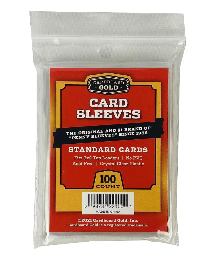 Cardboard Gold - Card Sleeves for Standard Trading Cards - 100 Count per  Pack - TikTok Shop