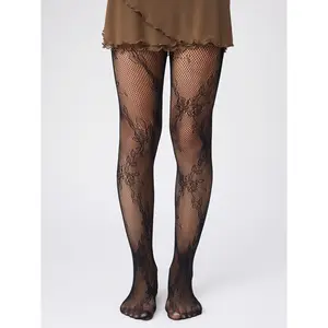 Cider [one-size] ROSE FISHNET TIGHTS