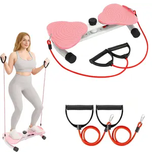 Adjustable Waist Twister Machine for Home Workout – Ab Twist Board with Foot Massage Design, Quiet 360° Rotation Exercise Equipment for Core and Waist Training, Compact Full Body Fitness Trainer for Men and Women