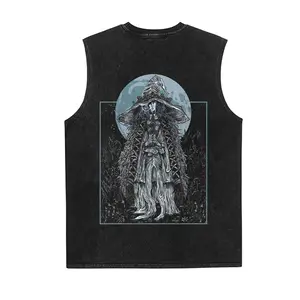 Elden Ring Game Vintage Tank 90s Graphic Sleeveless Tank Tops Men Vest Streetwear Outfits Men Vacation Outfits Sleeveless Shirt