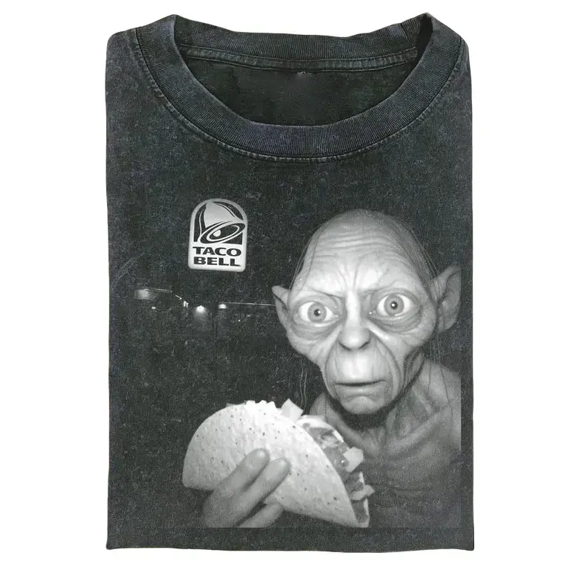 Goblin & Taco Ring Shirt, Movie Meme T-Shirt, Precious Taco Graphic Tee, Funny Movie Foodie Shirt, Unisex Cotton Shirt